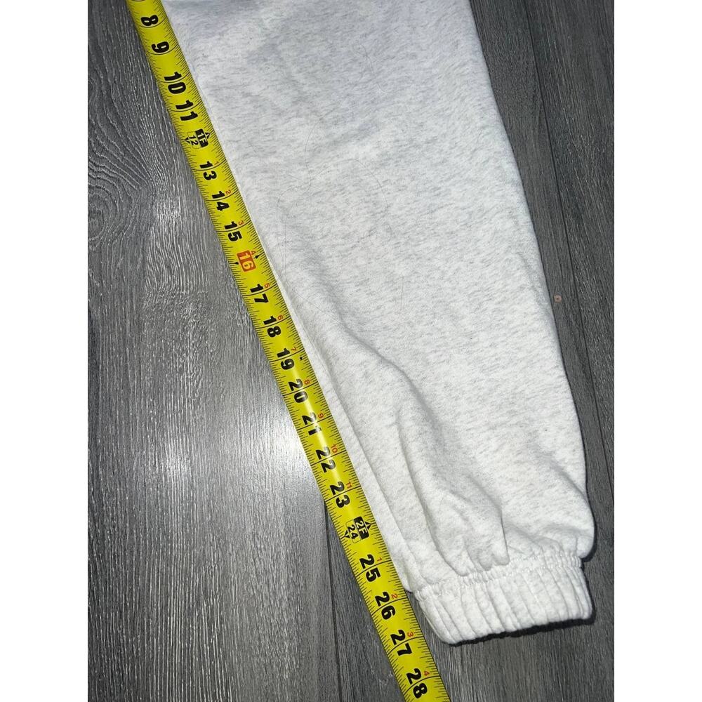 White Fox Boutique Light Gray Logo Sweat Joggers - Picture 5 of 8